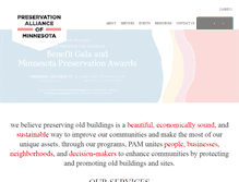 Tablet Screenshot of mnpreservation.org